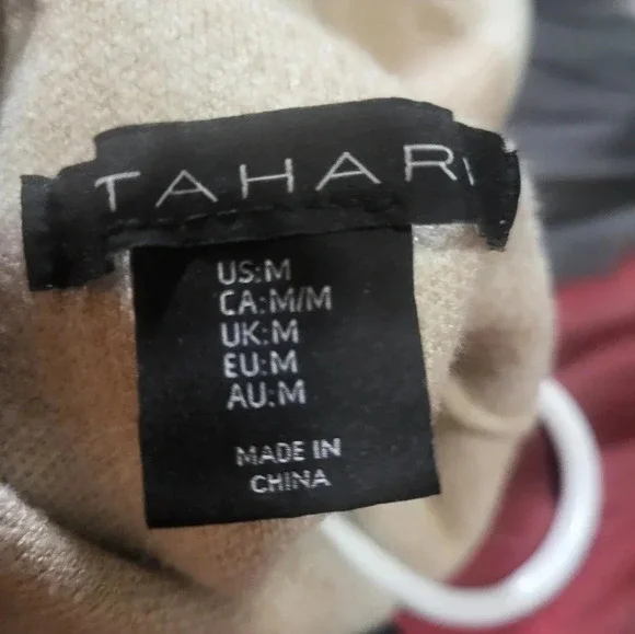 Tahari Zebra Print Sweater - Size M - New Without Tags - Picture 4 of 5